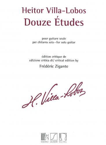 Villa-Lobos Douze Etudes Gtr Solo DF