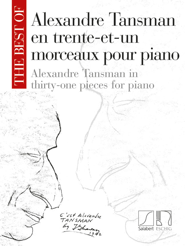 Tansman Best of 31 Pieces Pno Salabert