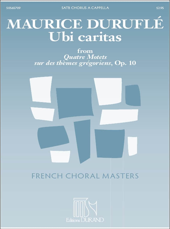 Durufle Ubi caritas Op10 SATB DUR