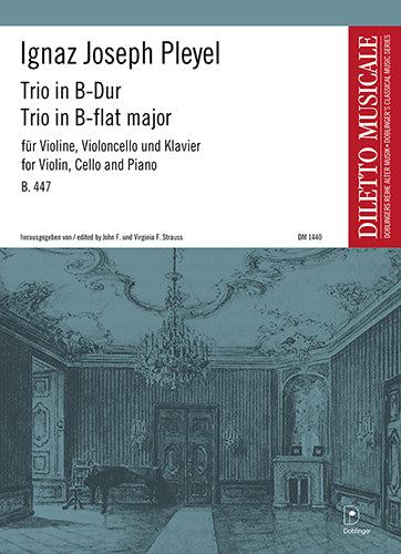 Pleyel Pno Trio in Bb B. 447 DM