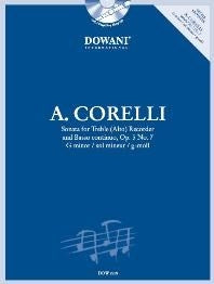 Corelli Sonata Op5/7 g min+CD Treb Rec