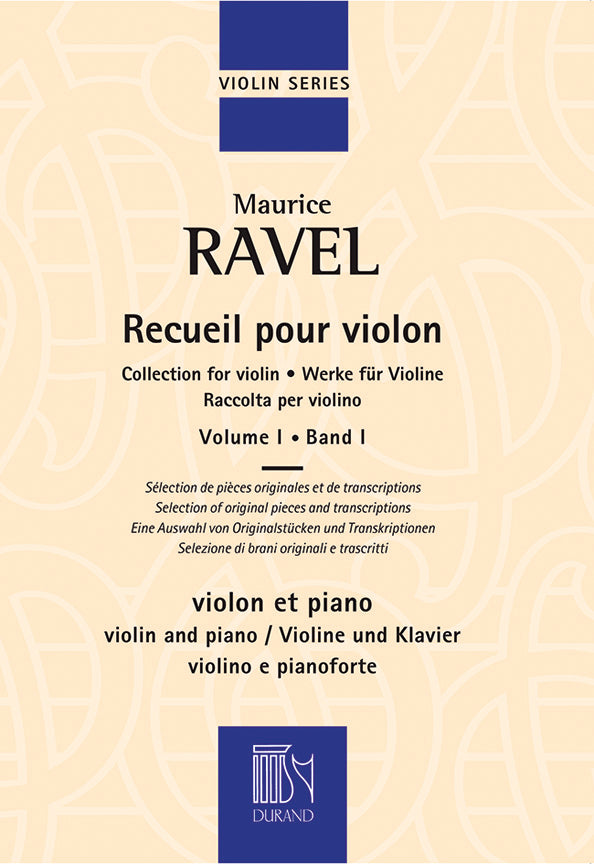 Ravel Collection for Vln Vol1 DUR HL