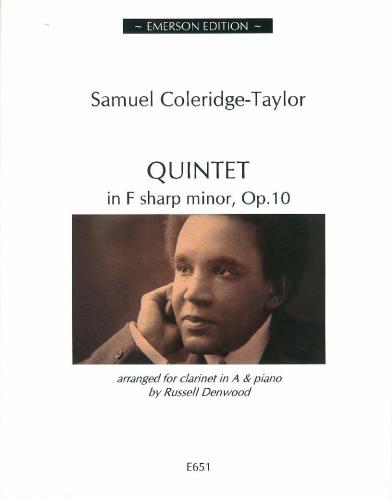 Coleridge Taylor Quintet F,min Op.10 Cl