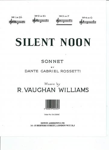 V-W Silent Noon No3 F EA Rossetti