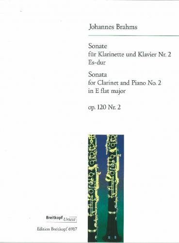 Brahms Sonata for Clt No2 Eb Op120/2 EB