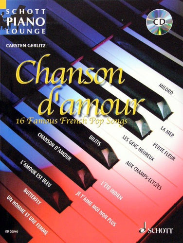 Chanson damour Pno+CD ED Schott Pno Lo