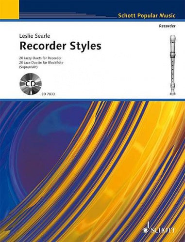 Searle Recorder Styles Jazzy Rec Duets