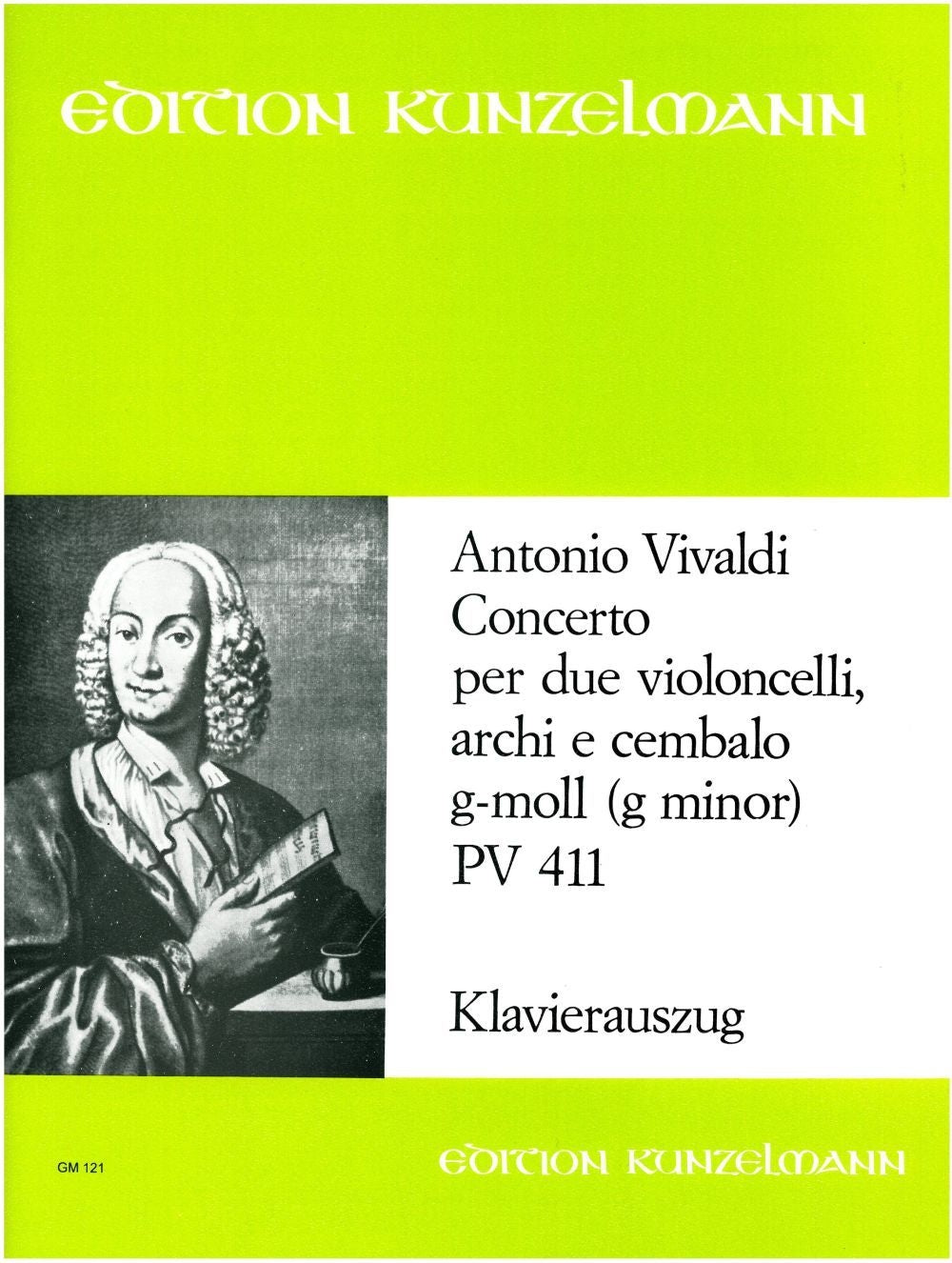 Vivaldi Concerto Gmin 2 Vc PV 411 GM