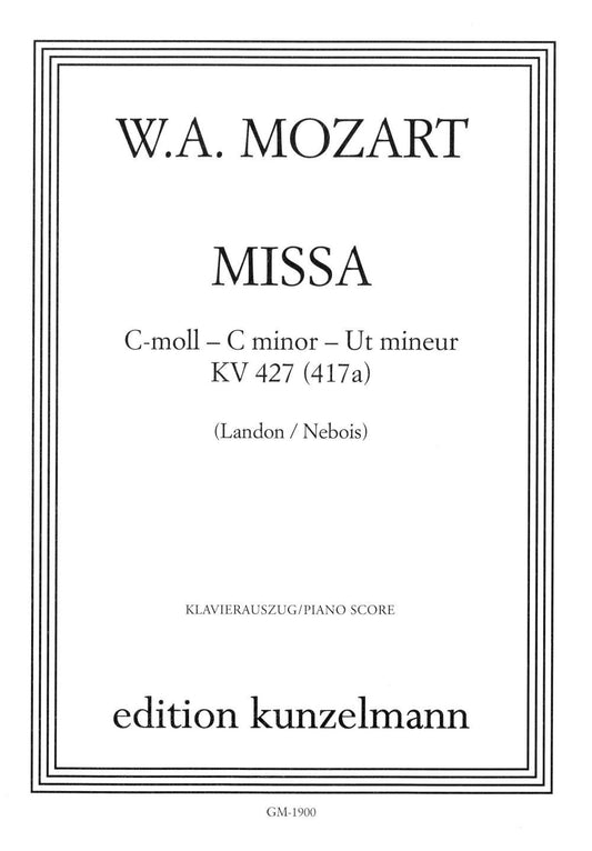 Mozart Missa c min KV427 V/S GM1900 rep