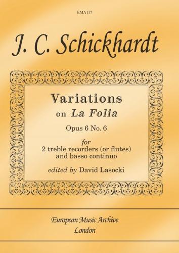 Schickhardt Variations on La Folia 2Tre