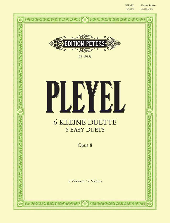Pleyel 6 Easy Duets Op8 Vln PET