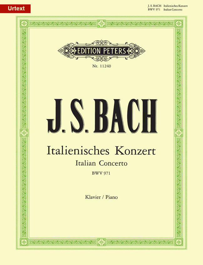 Bach Italian Concerto PET