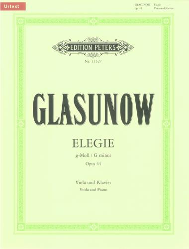 Glasunow Elegie Op44 Vla&Pno PET