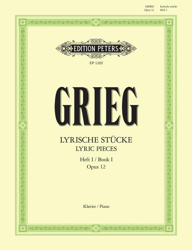 Grieg Lyric Pieces Op12 Bk1 Pno EP