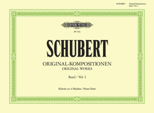 Schubert Original Piano Duets Vol 1 PET