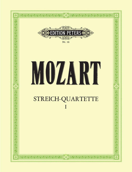 Mozart String Quartets Vol 1 PET16