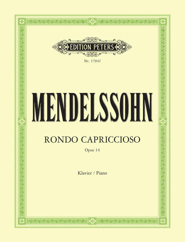 Mendelssohn Rondo Capriccioso Op14 Pno