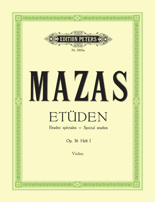 Mazas Etudes Op36 Pt1 Vln PET