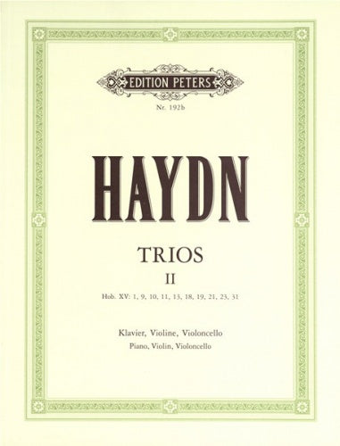 Haydn Piano Trios Vol 2 Peters