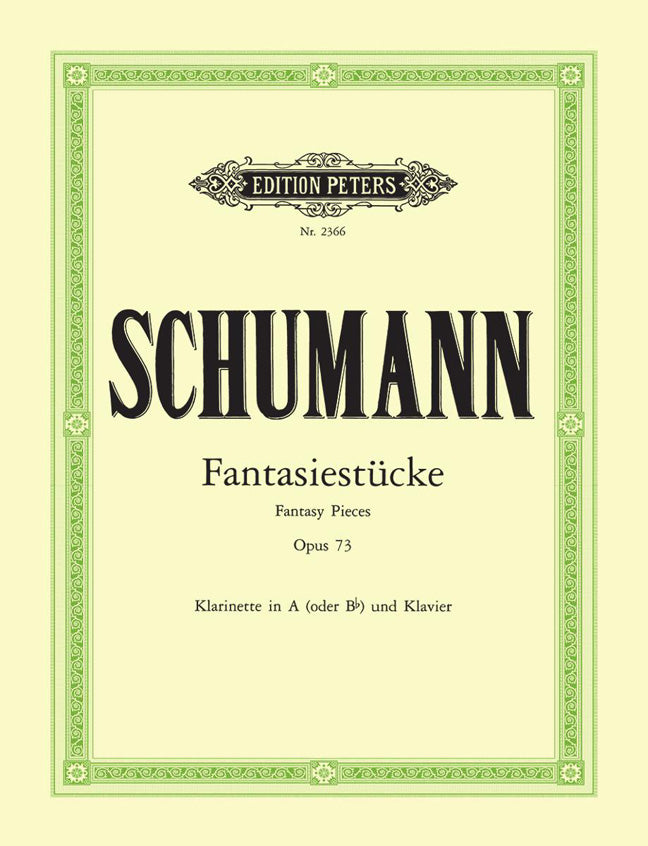 Schumann Fantasy Pieces Op73 Clt A/Bb P