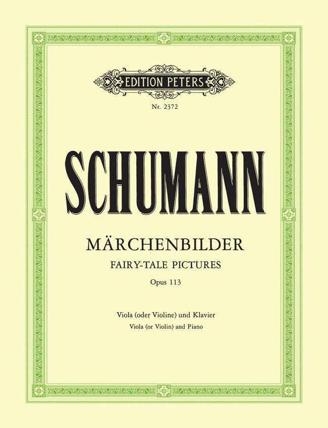 Schumann Marchenbilder Op113 Vla&Pno EP