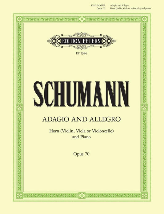 Schumann Adagio&Allegro Hn or Vln/Vla/V