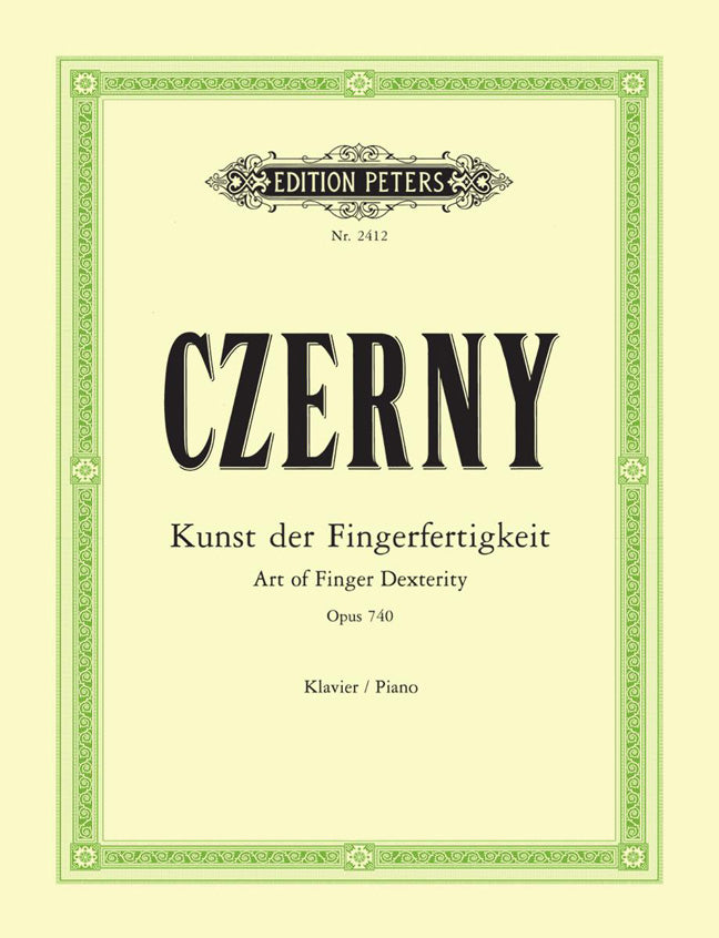 Czerny Art of Finger Dexterity Op 740 E