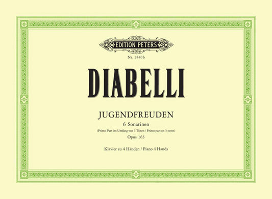 Diabelli Jugendfreuden Sonatinas Op163