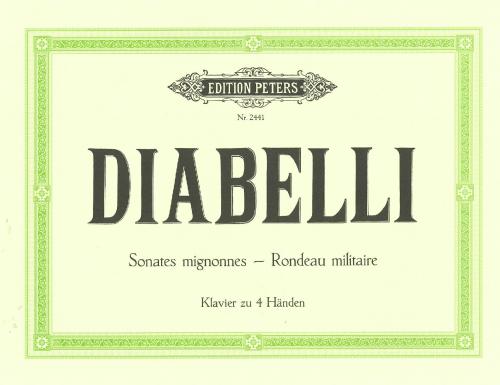 Diabelli 2 Sonatas Rondo Militaire Pno
