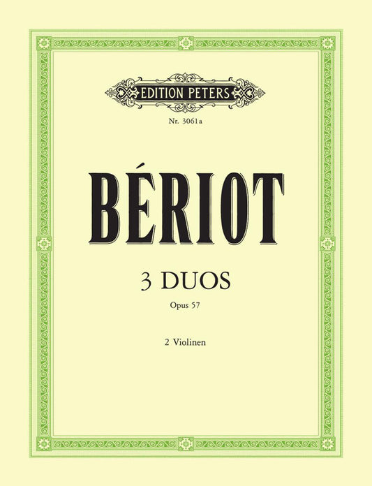 Beriot 3 Duos Op57 2Vln PET
