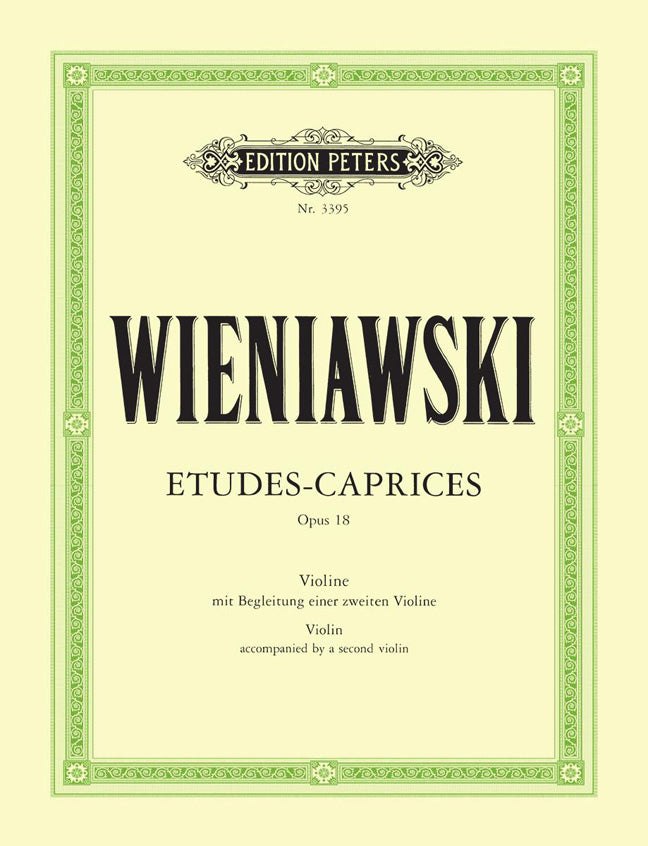 Wieniawski Etudes-Caprices Op18 2 Vln P