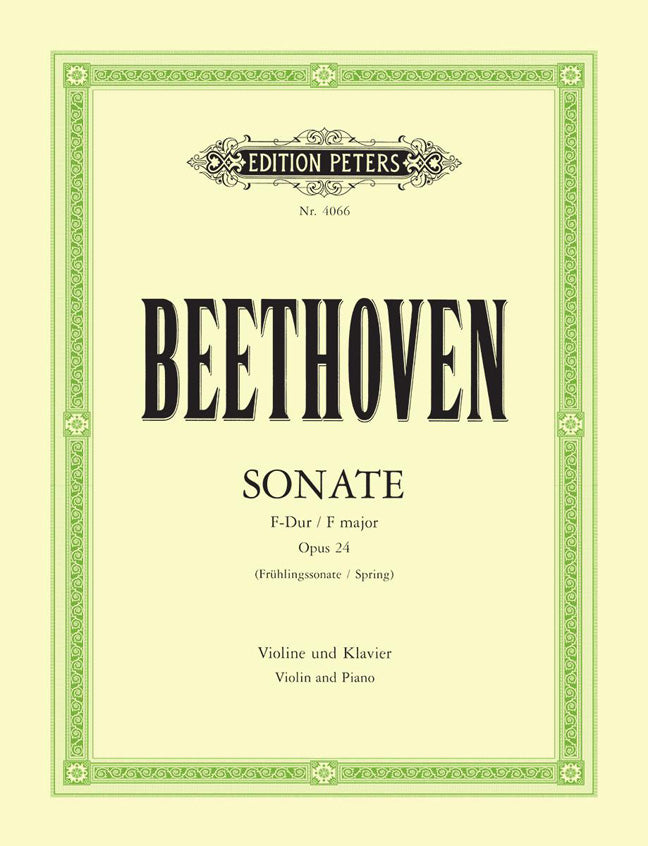 Beethoven Sonata in F Op24 Vln+Pno EP