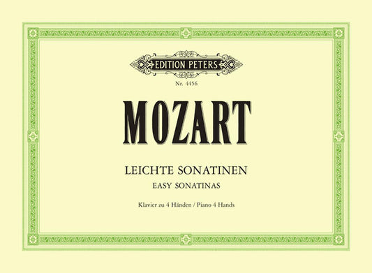 Mozart Easy Sonatinas Pno Duet PET