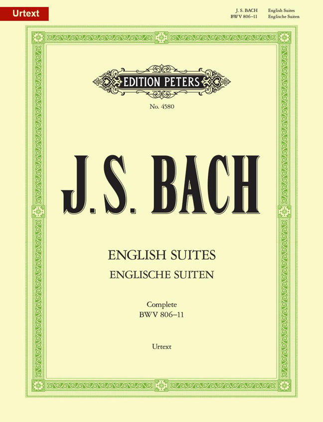 Bach English Suites Pno PET URT