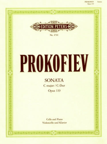 Prokofiev Sonata VC/Pno C Op119 EP