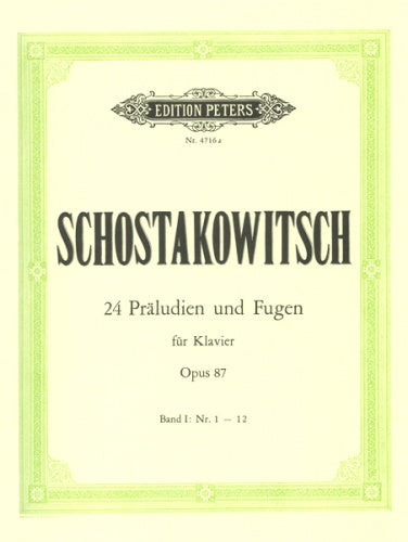Shostakovich 24 Preludes&Fugues Op87 Bk