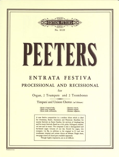 Peeters Entrata Festiva