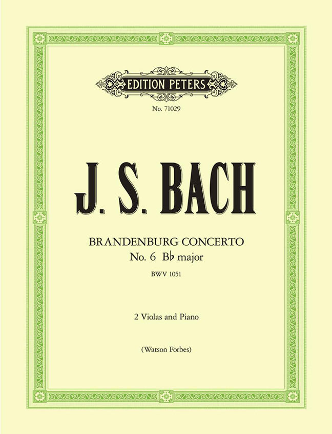 Bach Brandenburg Concerto 6 2 Vlas Wats