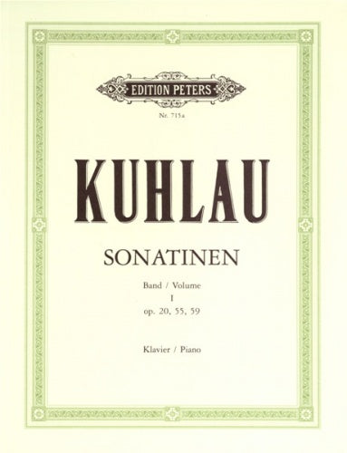 Kuhlau Pno Sonatinas Vol1 Op20,55,59 PE