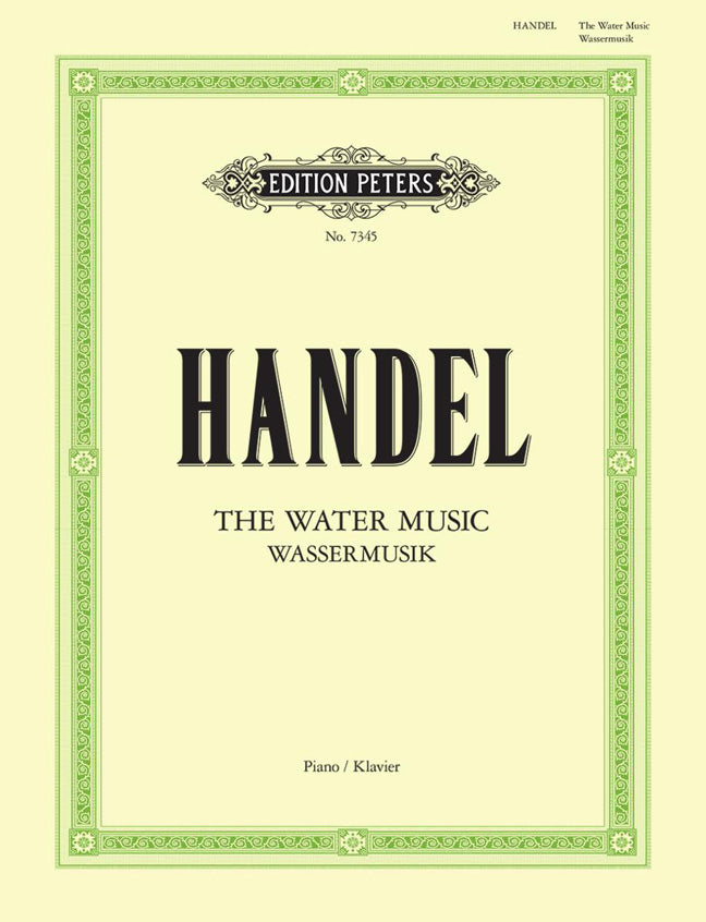 Handel The Water Music Pno PET