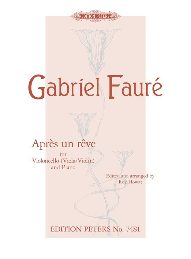 Faure Apres un Reve for Cello/Piano Pet