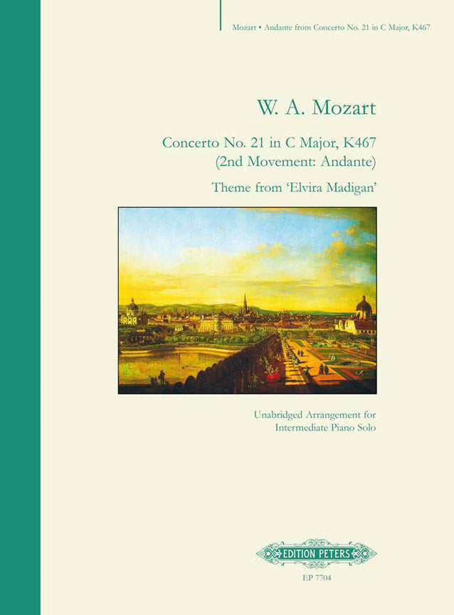 Mozart Andante Pno Conc No.21 K467 Elvi