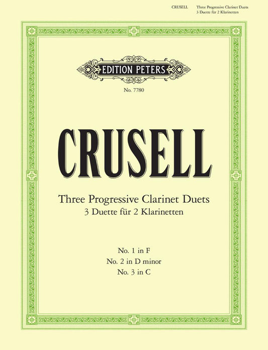 Crusell 3 Prog Clt Duets Comp PET