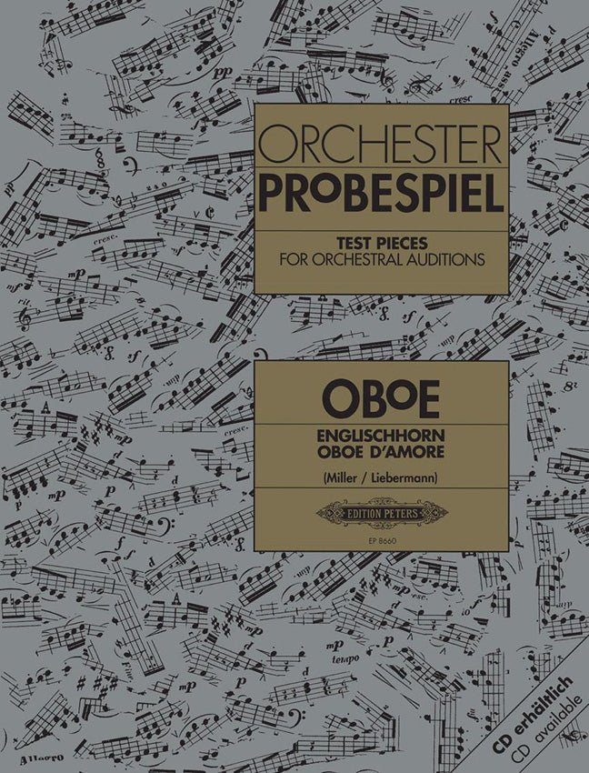 Test Pieces Orch Aud Oboe PET