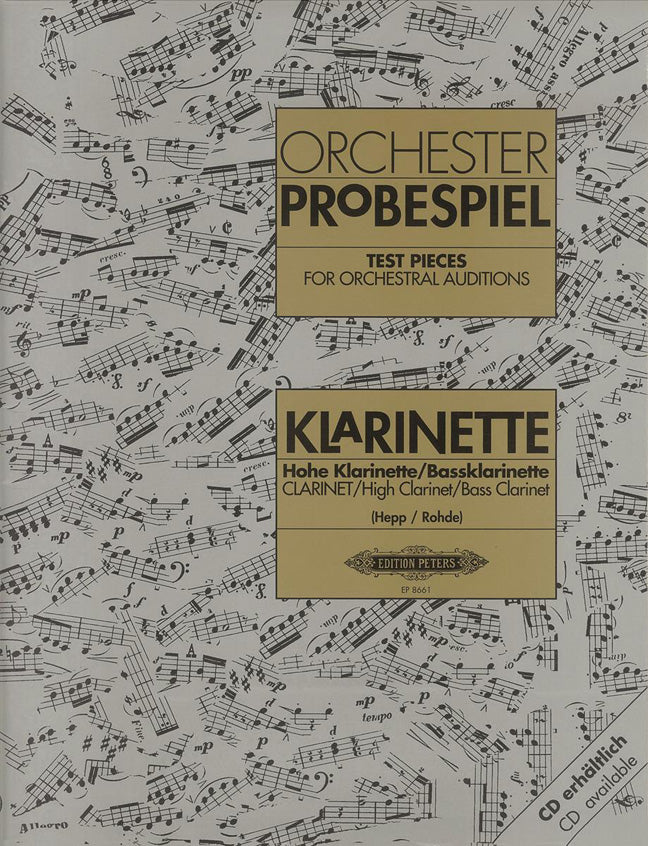 Test Pieces Orchestral Auditions Clt PE