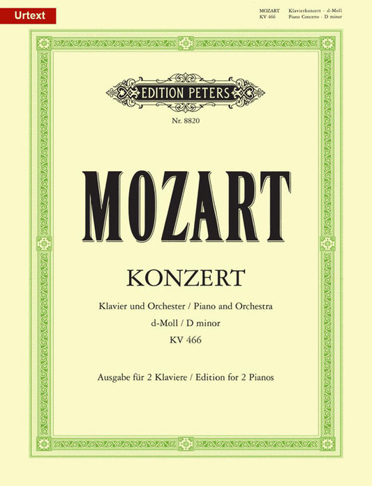 Mozart Pno Concerto D min no22 K466 EP