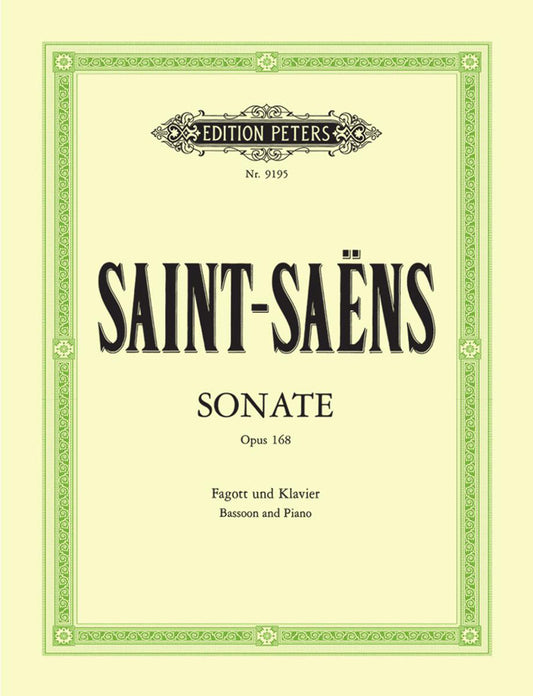 Saint Saens Bsn Sonata Op168 PET