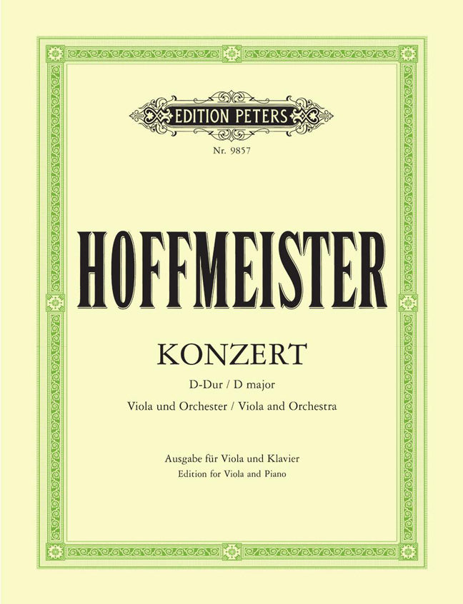 Hoffmeister Vla Concerto Dmaj PET