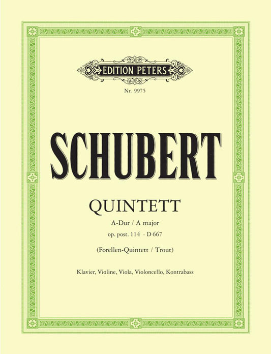 Schubert Pno 5tet Trout Amaj Op114 PET