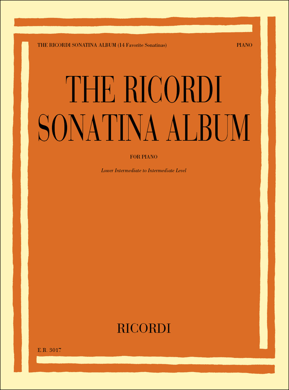 Ricordi Sonata Album PIANO